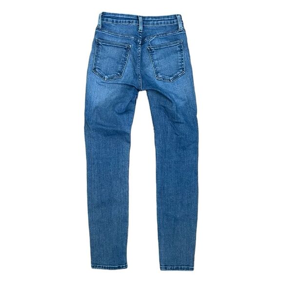 Just Black The Iconic Relaxed Skinny Jeans Blue Medium Wash Denim 24 - Picture 2 of 5